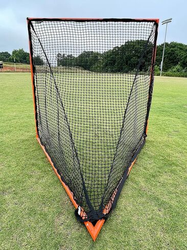 CRANKSHOOTER High School Lacrosse Goal, 6x6x7', 6mm White or Black Net Included in Kuwait