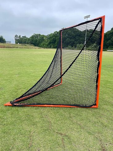 CRANKSHOOTER High School Lacrosse Goal, 6x6x7', 6mm White or Black Net Included in Kuwait