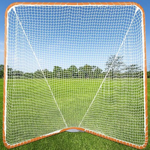 Gagalileo Lacrosse Goal Net: 6x6FT Heavy Duty Fixed Training with Durable Mesh Stable Steel Frame Backyard Field Practice for Youth Adult Players in Kuwait