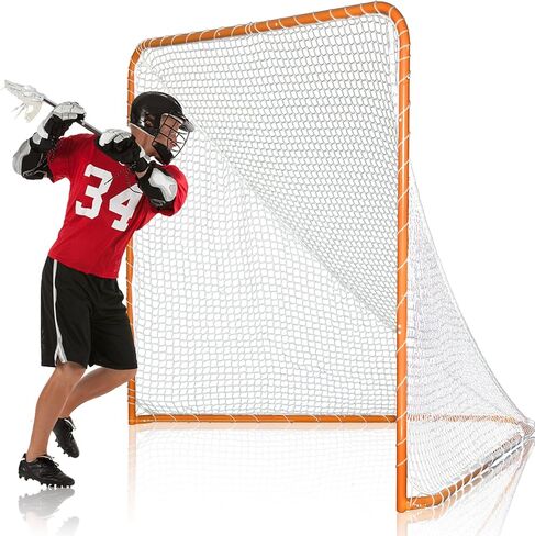 Gagalileo Lacrosse Goal Net: 6x6FT Heavy Duty Fixed Training with Durable Mesh Stable Steel Frame Backyard Field Practice for Youth Adult Players in Kuwait