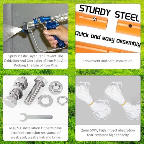 Gagalileo Lacrosse Goal Net: 6x6FT Heavy Duty Fixed Training with Durable Mesh Stable Steel Frame Backyard Field Practice for Youth Adult Players in Kuwait