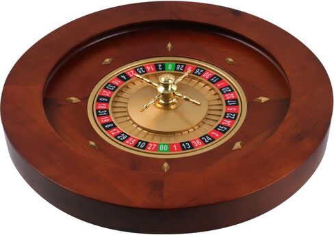 Trademark Poker 19.5-Inch Deluxe Wooden Roulette Wheel in Saudi Arabia