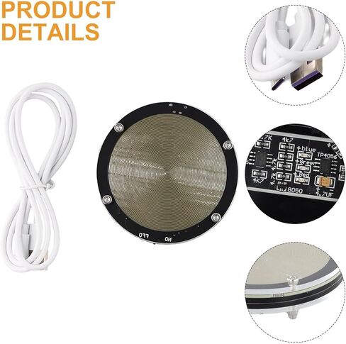 7.83 هرتز لمولد موجة نبض التردد المنخفض للغاية لرنين شومان مع منفذ شحن من النوع C وإخراج موجة مربعة وبطارية 1000 مللي أمبير في الساعة للتأمل والفضاء الصوتي والمرئي in Kuwait