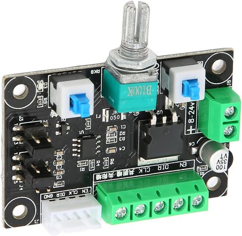 Stepper Motor Pulse Signal Generator, Reversible Easy to Connect Adjustable Stepper Motor Controller Performance for Industry in Saudi Arabia