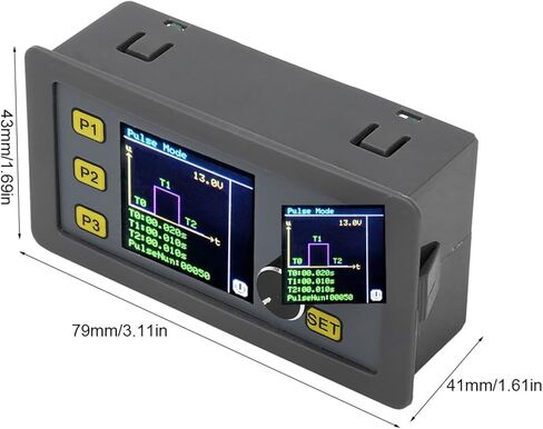 وحدة مولد إشارة قابلة للتعديل مع مخرج موجة جيبية PWM، نطاق تردد 4-20 مللي أمبير 2-10 فولت، جهد الإدخال 1-1000 هرتز، 7-24 فولت، الحجم 3.11 × 1.69 × 1.61 بوصة in Kuwait
