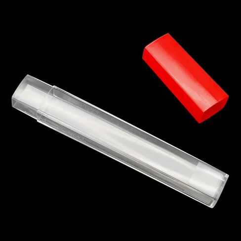 2 Pack Transparent Thermometer Storage Case - Plastic Tube Holder for Thermometers & Needles, Ideal for Home, Hospital, Clinic - Durable Thermometer Container & Needle Box in Kuwait