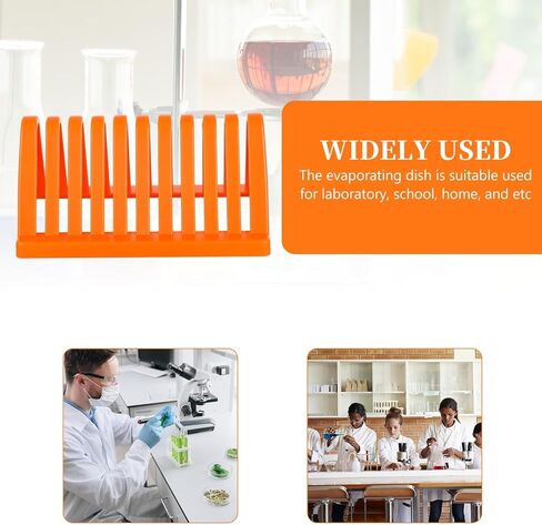 2Pcs Glass Slide Drying Stand Rack for Laboratory Glass Plates with Drain Shelf for Electrophoresis Gel Plates and Microscope Slide Drying in Kuwait