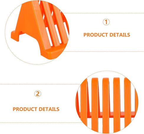 2Pcs Glass Slide Drying Stand Rack for Laboratory Glass Plates with Drain Shelf for Electrophoresis Gel Plates and Microscope Slide Drying in Kuwait