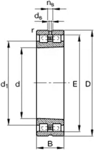 1 قطعة تحمل NN3018K W33 3182118 90x140x37 NN3018 3018 محامل أسطوانية آلة أداة in Kuwait