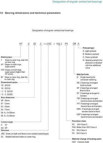 1 زوج 7009 7009AC 2RZ P4 DF A 45x75x16 45x75x32 مختومة محامل الاتصال الزاوي المغزل in Kuwait