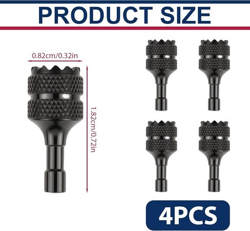 4 Pcs Aluminum Alloy Remote Controller Sticks Joystick for DJI RC/RC2 for Mini 3/Mini 3 Pro/Mini 4 Pro/Air 3/3S/Air 2S/Neo/Mavic 4 Pro/Mavic 3/Mavic 3 Pro/Mavic 3 Drone Replacement (Black) in Saudi Arabia