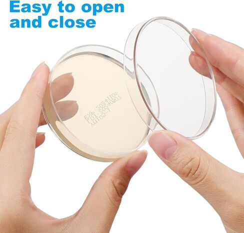Amosfun Prepoured Agar Plates Petri Dishes 2.7 Inch Nutrient Agar Plates Science Experiment Supplies for Microbiology Culture Education 10 Pack in Saudi Arabia