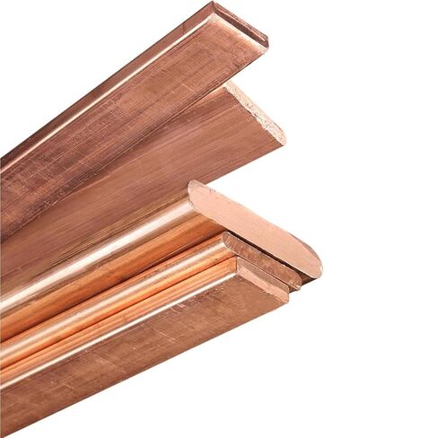 قضيب مسطح T2Copper عالي الجودة - سمك 15 مم، طول 200 مم، عروض متعددة متاحة لتطبيقات متعددة الاستخدامات (15 × 30 × 200 مم) (15 × 20 × 200 مم) in Saudi Arabia