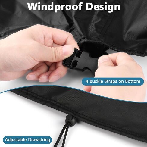 غطاء البليت، أغطية باليت كبيرة مقاومة للماء وشديدة التحمل، غطاء دوران البضائع مقاوم للبهتان مع سحاب - 48 بوصة طول × 48 بوصة عرض × 48 بوصة ارتفاع in Kuwait