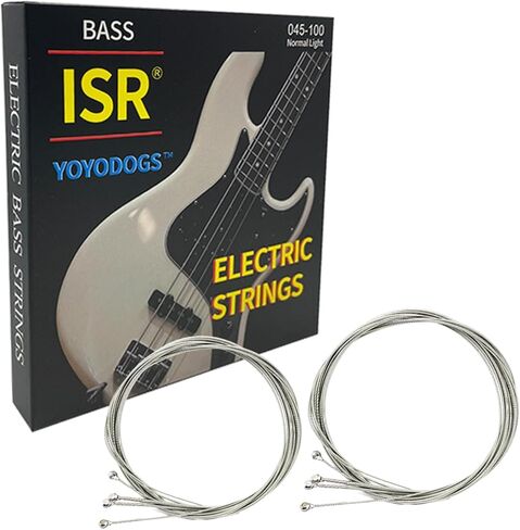 النيكل الجرح باس غيتار 4 سلاسل الكهربائية باس سلسلة استبدال مجموعة ملحقات الآلات، الضوء العادي، مقياس متوسط، من السهل الضغط للمبتدئين، ضروري لعازف الجيتار in Kuwait