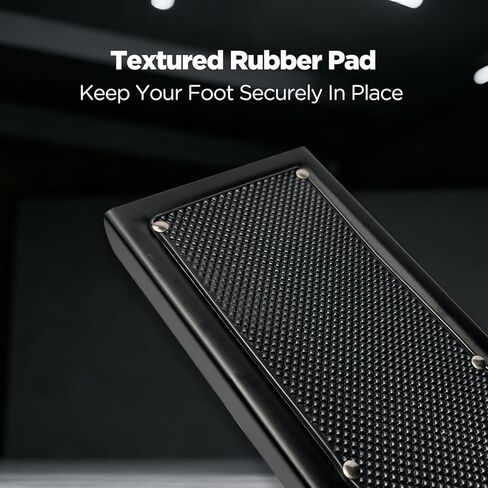 مسند قدم مريح للجيتار مع 4 أوضاع ارتفاع قابلة للتعديل، مقعد قدم مطاطي غير قابل للانزلاق لعازفي الجيتار الصوتي والكلاسيكي، مقعد للتمرين المستقر والأداء بتصميم محمول (GS-01) in Kuwait