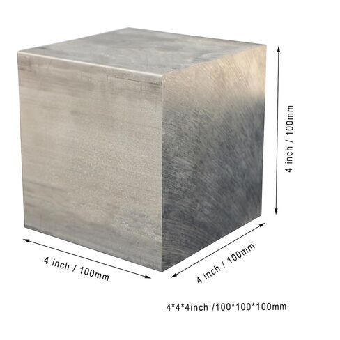 4" (100mm) X 4"(100mm) Square Aluminum Flat BAR 4" Long 4" 6061 General Purpose Plate,T6511 Solid New Mill Stock (1, 4×4×4inch) in Saudi Arabia