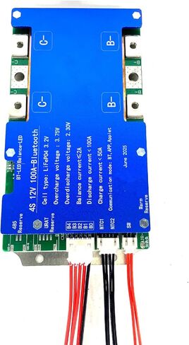 4S 100A 12V Smart BMS BT LiFePO4 Li-ion LTO Active Balance Adjustable Parameter Protection Board in Kuwait