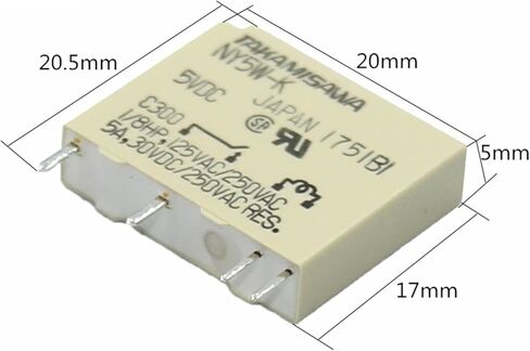 10 قطعة تاكاميساوا التتابع NY5W-K NY12W-K NY24W-K 5V 12V 24V DC و in Kuwait