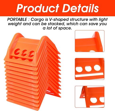 12 Pack Flatbed Edge Corner Protector Holder, Ratchet Strap Protector, Heavy Duty Cargos Strap Protectors, Flatbed Equipment for Shipping Cargo Protection in Saudi Arabia