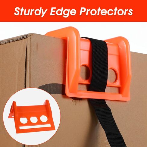 12 Pack Flatbed Edge Corner Protector Holder, Ratchet Strap Protector, Heavy Duty Cargos Strap Protectors, Flatbed Equipment for Shipping Cargo Protection in Saudi Arabia