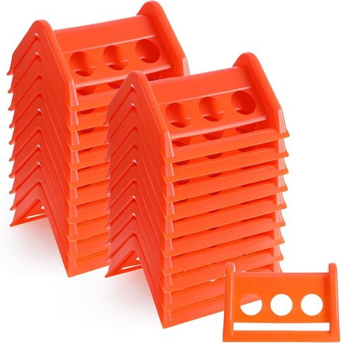 20 Packs Flatbed Edge Protectors Plastic Edge Protector for up to 4 Inch Straps Edges Corner Tie down Protector for Truck Shipping, Protects Cargo Edges, Orange in Saudi Arabia