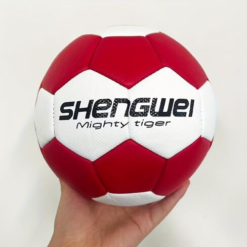 كرة يد Shengwei Mighty Tiger، أزرق وأصفر، مقاس 3، جلد صناعي مخيط آليًا، كرة المباراة الرسمية in Kuwait