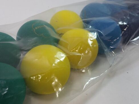 مجموعة كرة يد سكاي باونس متعددة الألوان مكونة من 12 كرة (1 دزينة) (أزرق-أخضر-أصفر-أسود) in Kuwait