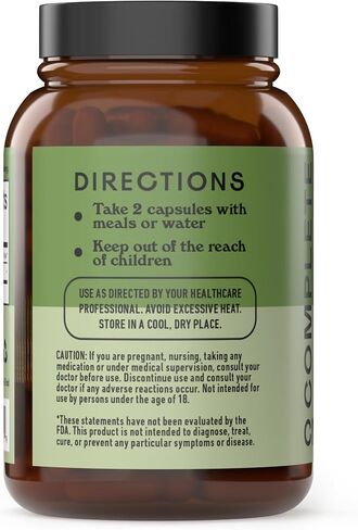 Complete Natural Products Organic Chlorella Capsules, 500mg, 100ct, Pure Green Algae Superfood, Detox & Immune Support, Vitamin B12 & Chlorophyll Rich, Plant-Based, Vegan, Non-GMO in Saudi Arabia