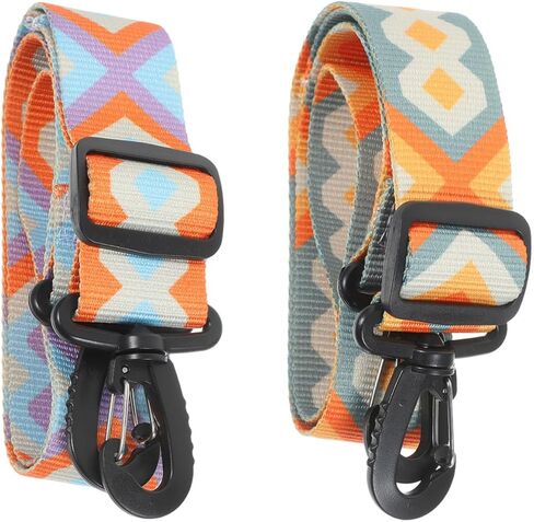 SUPVOX 2pcs Ski Boot Carrier Sling: Shoulder Strap for Snowboard Boots & Ice Skates - Hands-Free Carrying Leash for Skiing, Ice Skates (Yellow/Blue & Purple/Blue) in Saudi Arabia