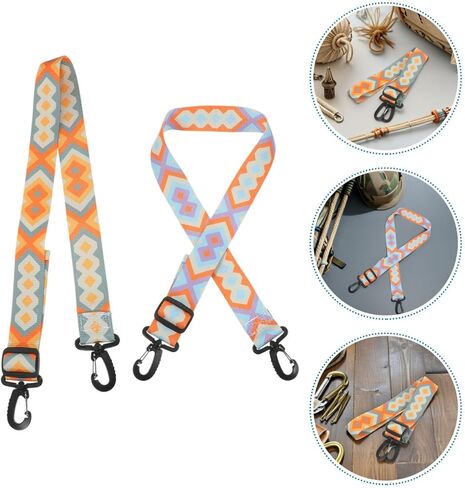 SUPVOX 2pcs Ski Boot Carrier Sling: Shoulder Strap for Snowboard Boots & Ice Skates - Hands-Free Carrying Leash for Skiing, Ice Skates (Yellow/Blue & Purple/Blue) in Saudi Arabia