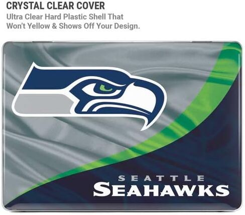 Skinit Case + Skin Compatible with MacBook Pro 14in (2021) - Officially Licensed NFL Seattle Seahawks Design in Saudi Arabia