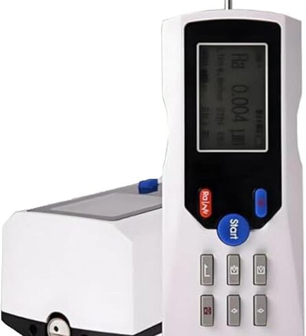 Handheld Roughness Measuring Device, Portable Profilometer with 160μm Measuring Range, Includes Calibration Block & Holder for Accurate Surface Roughness Testing in Saudi Arabia
