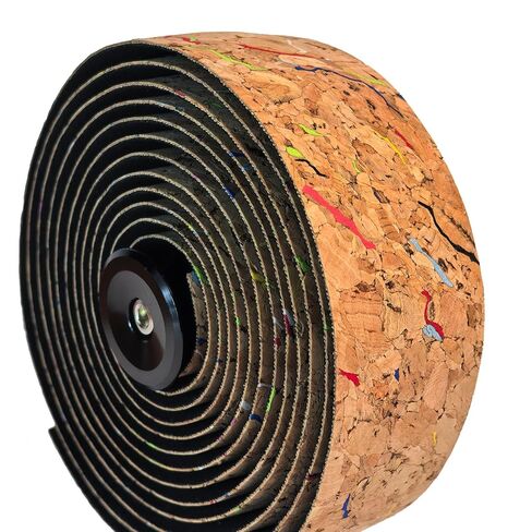 Road Bike Cork Handlebar Tapes, Brown Bicycle Bar Tape with High Stain Resistance, Shock Absorbing EVA Bike Grip Tapes for Handlebar (Set of 2, Cork) in Saudi Arabia