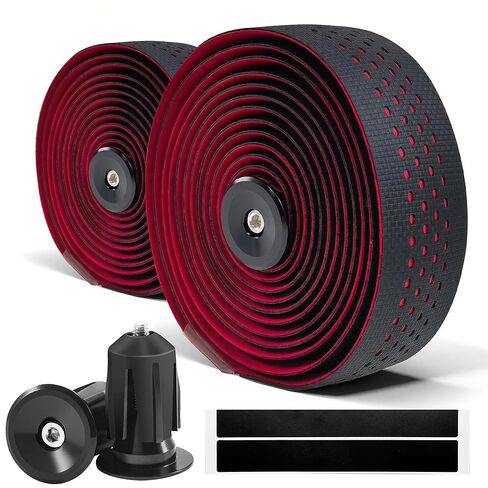 Road Bike Cork Handlebar Tapes, Brown Bicycle Bar Tape with High Stain Resistance, Shock Absorbing EVA Bike Grip Tapes for Handlebar (Set of 2, Cork) in Saudi Arabia