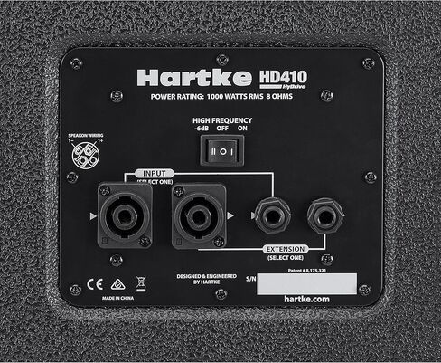 Hartke HyDrive HD410 1,000-Watt 4x10 Inches Bass Cabinet in Kuwait