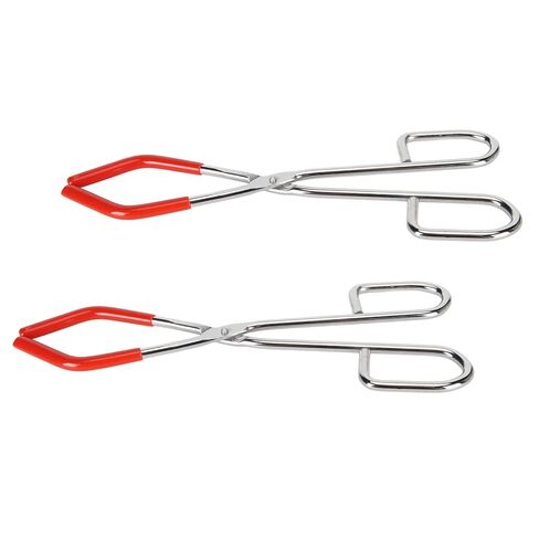 KIMISS 2pcs Rubber Coated Steel Beaker Tongs Resnt, Strong Grip Lab Tongs for 50mL to 2000mL Beakers and Labware in Saudi Arabia