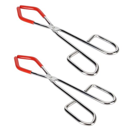 KIMISS 2pcs Rubber Coated Steel Beaker Tongs Resnt, Strong Grip Lab Tongs for 50mL to 2000mL Beakers and Labware in Saudi Arabia