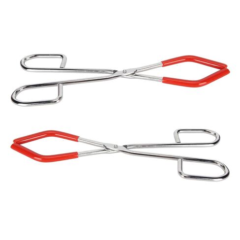 KIMISS 2pcs Rubber Coated Steel Beaker Tongs Resnt, Strong Grip Lab Tongs for 50mL to 2000mL Beakers and Labware in Saudi Arabia