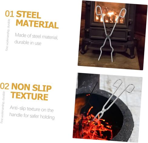 Steel Crucible Beaker Tongs Chromium Plated Flask Clamp with Slip Handle Laboratory Experiment Accessory for Safe Handling of Flasks and Beakers Silver in Saudi Arabia