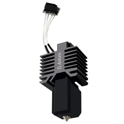 طقم رأس الطباعة الطارد المتكامل والمجمع من السيراميك P1P/P1S Hotend مقاس 0.4 مم (بدون تسرب) - استبدال الطرف الساخن للطابعة ثلاثية الأبعاد مع فوهة فولاذية صلبة، وثرمستور، وخرطوشة سخان وكتلة حرارية in Kuwait