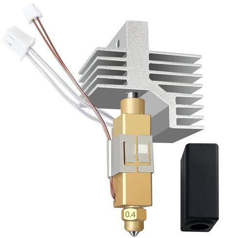 لفوهة Centauri Carbon 2/CC2 Hotend 0.4 مم من النحاس الصلب المقسى - مجموعة طابعة ثلاثية الأبعاد، طارد سيراميك ذو نهاية ساخنة لرأس الطباعة ومبرد حراري من السيليكون (ليس لـ Centauri Carbon/Centauri) in Kuwait
