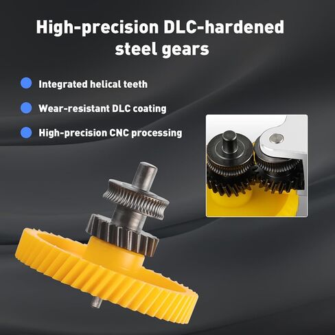 Bamboo Lab x1 p1 Metal Extruder Kit CNC Metal Hollow Lightweight Extruder Shell for Bamboo Lab X1/P1 Series,3D Printer with Dual Hardened Steel Extrusion Gear for Increased Extrusion Force with in Saudi Arabia