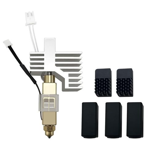 2PK 0.4MM CC2 Hardened Steel Ceramic Hotend for Centauri Carbon 2/CC2 Print Head Extruder Kit Hot End Heater Cartridge Silicone Cover Nozzle with Extra 0.2MM 0.4MM 0.6MM Hardened Nozzle in Kuwait