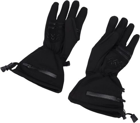 Fabater Heated Glove Liners, Rechargeable Slim Fit Touchscreen Compatible Gloves, Electric Hand Warmer with Built in Batteries for Men Women Cycling Skiing Hiking Snowboarding in Saudi Arabia