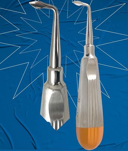 Bernard Spade Root Tip Pick Elevator Dental Tooth Extraction Pick Luxating - Premium German Stainless CE (60L - Curved) in Kuwait