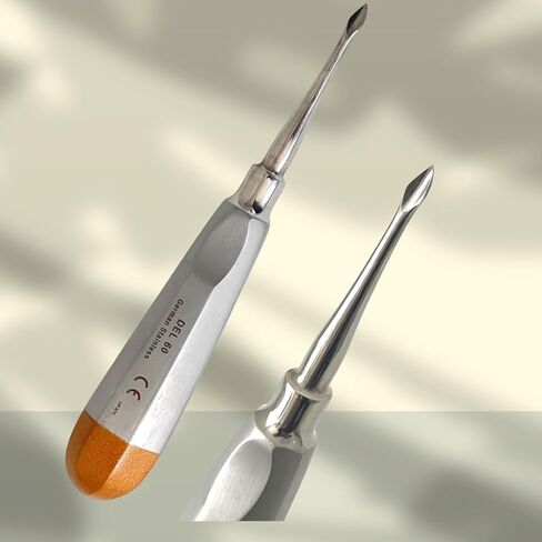 Bernard Spade Root Tip Pick Elevator Dental Tooth Extraction Pick Luxating - Premium German Stainless CE (60L - Curved) in Saudi Arabia