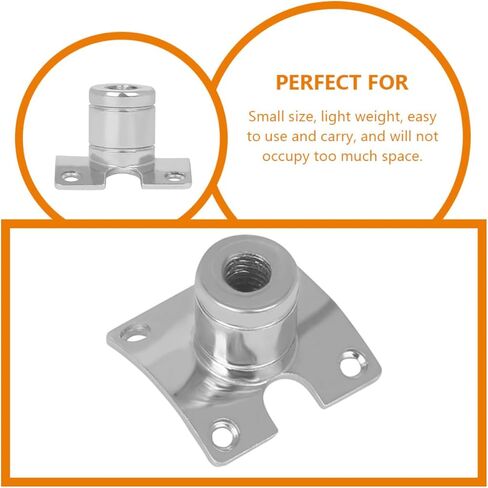 HANABASS Bassoon Thumb Pad Finger Holder Set with Detachable Silver-plated Base Including Bassoon Thumb Support Rest Mounting Screws in Saudi Arabia