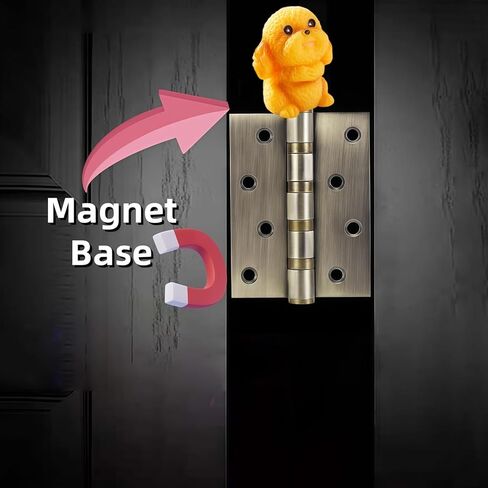 Hinge Heads Decorative Topper Set 4PCS, Home Decoration,Magnetic Hinge Head Toppers Door Hinge, Cute Mini Creative Standing Teddy Dog Resin Ornament in Saudi Arabia