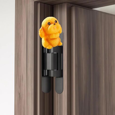 Hinge Heads Decorative Topper Set 4PCS, Home Decoration,Magnetic Hinge Head Toppers Door Hinge, Cute Mini Creative Standing Teddy Dog Resin Ornament in Saudi Arabia